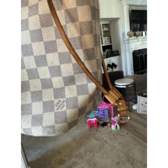 Authentic Louis Vuitton "Neverfull MM Damier Azur", Tote Bag - Picture 8 of 9